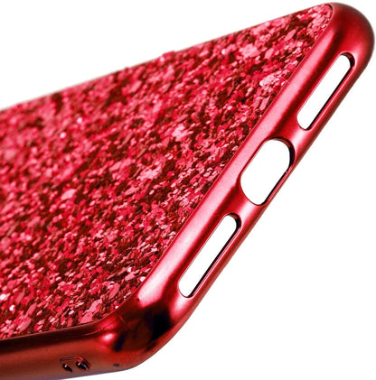 Compatible with Iphone Case,Crystal Diamond Glitter Bling Sparkly Soft Shockproof Cover for Women Girls Phone Case (Black,Iphone 12 Pro)
