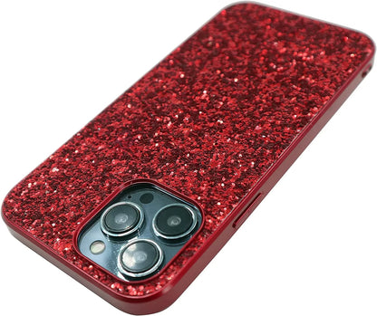 Compatible with Iphone Case,Crystal Diamond Glitter Bling Sparkly Soft Shockproof Cover for Women Girls Phone Case (Black,Iphone 12 Pro)