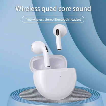 TWS Pro 6 Earphone Bluetooth Headphones with Mic 9D Stereo Hifi Earbuds for Xiaomi Samsung Android Wireless Bluetooth Headset