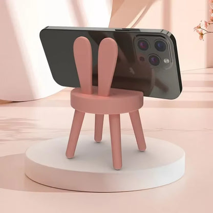 Creative Cute Phone Holder Chair Shape Desktop Phone Holder Stands Mobile Phone Accessories